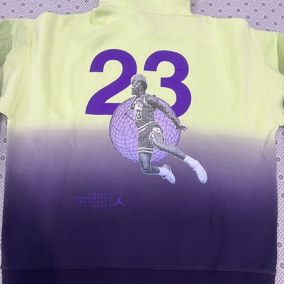NIKE AIR JORDAN 23ENGINEERED STATEMENT FLEECE HOODIE CZ4816-383 Men Sz XL NWT - Picture 13 of 16